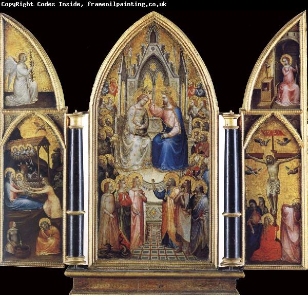 GIUSTO de  Menabuoi The Coronation of the Virgin among saints and Angels